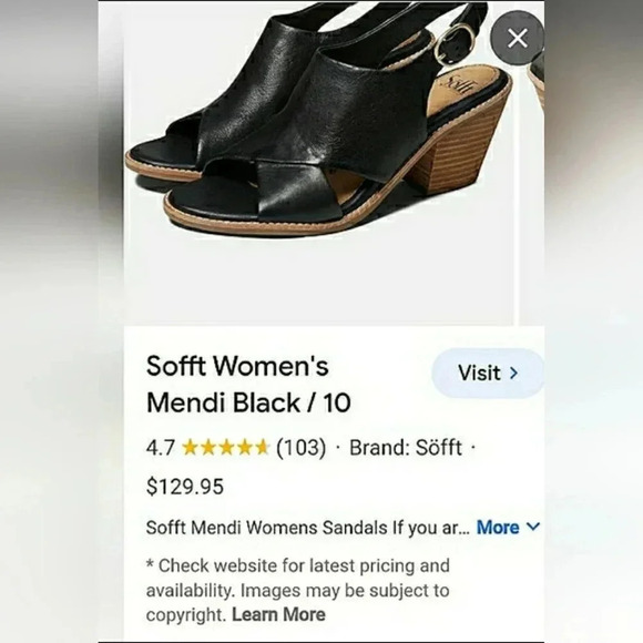 Sofft 11 Tan Casual Leather Slingback Block Heel Sandals  Sofft 11 Tan Casual Leather Slingback Block Heel Sandals